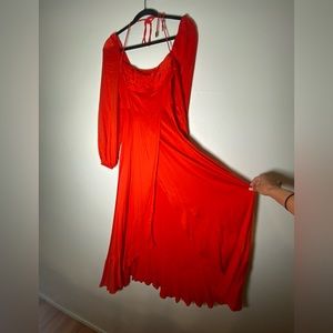 Super gorgeous Free People boho slit dress